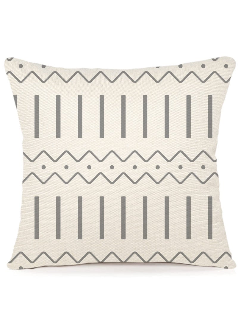 دايتويز أغطية وسائد، غطاء وسادة للأريكة الحديثة، غطاء وسادة من نسيج الكتان المزخرف للاستخدام الخارجي لسيارة الأريكة والسرير - Image 5